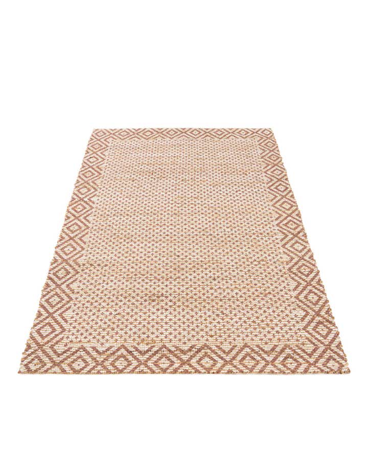4' 2 x 6' Hand Braided Chenille Jute Rug