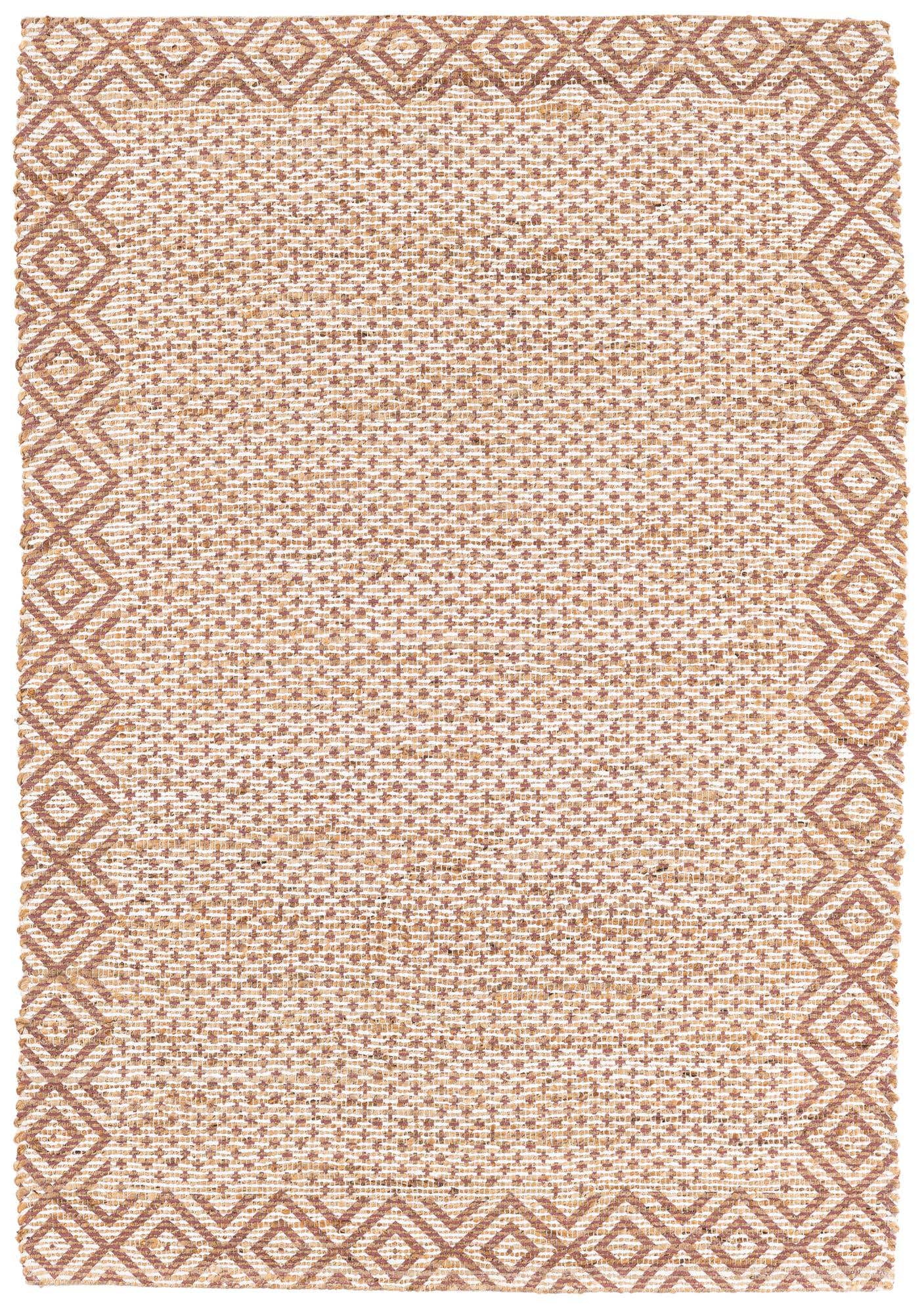 4' 2 x 6' Hand Braided Chenille Jute Rug