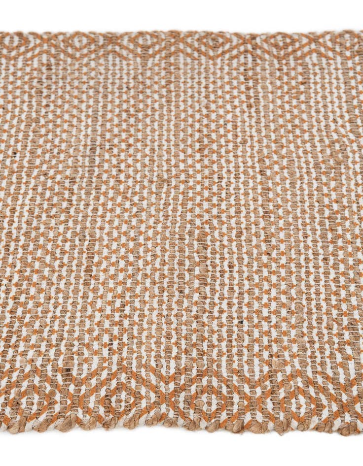 Detail image of 2' 1 x 3' 1 Hand Woven Chenille Jute Rug
