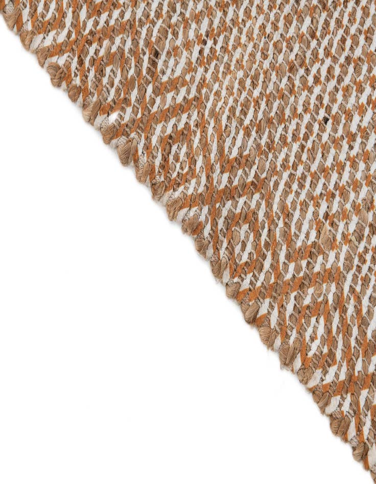 Detail image of 2' 1 x 3' 1 Hand Woven Chenille Jute Rug