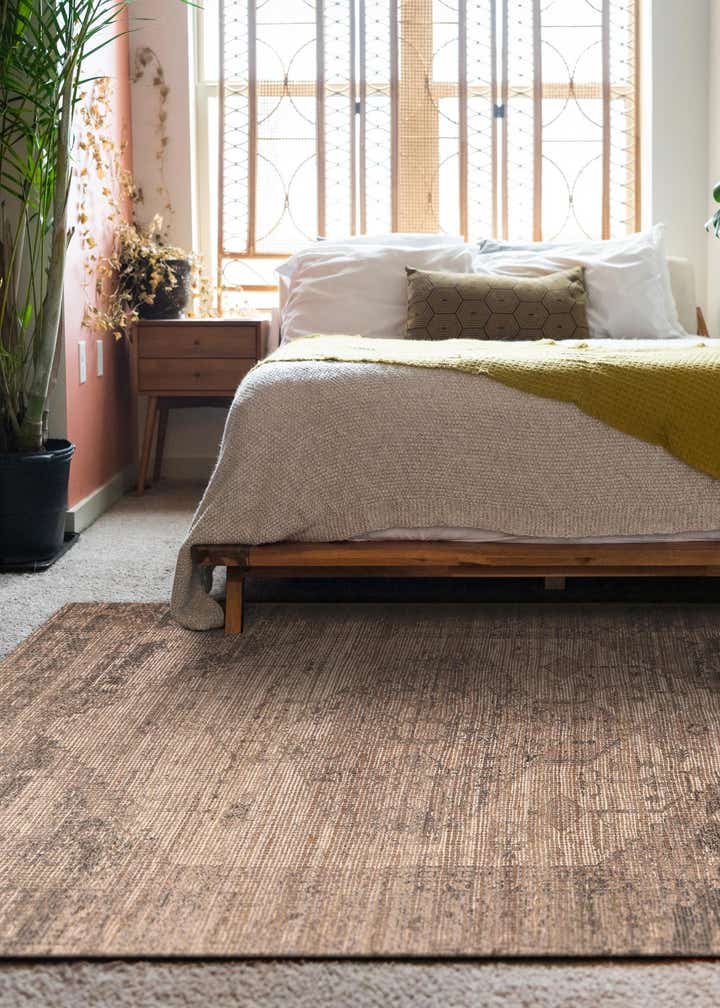 6' 1 x 9' Hand Woven Chenille Jute Rug