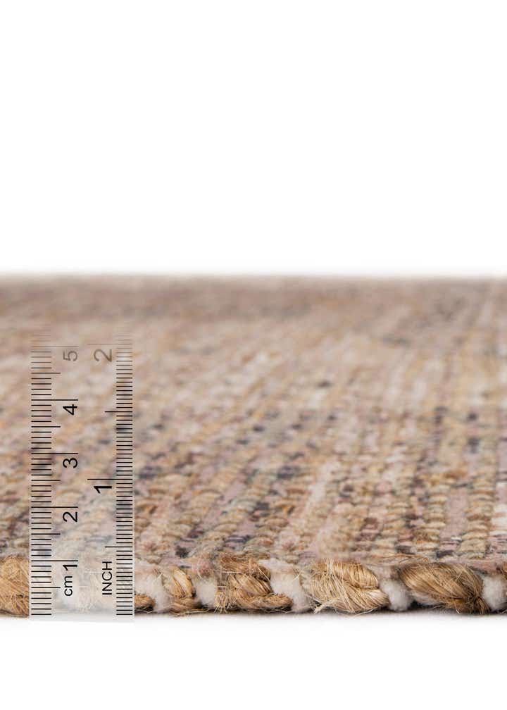6' 1 x 9' Hand Woven Chenille Jute Rug