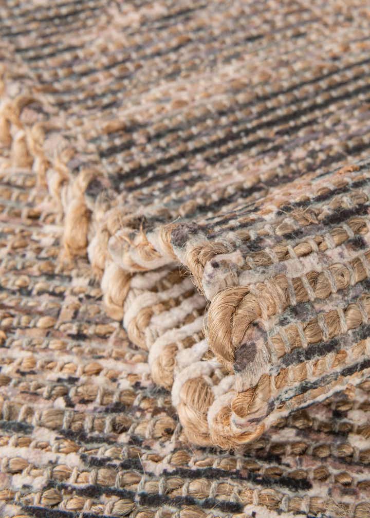 6' 1 x 9' Hand Woven Chenille Jute Rug