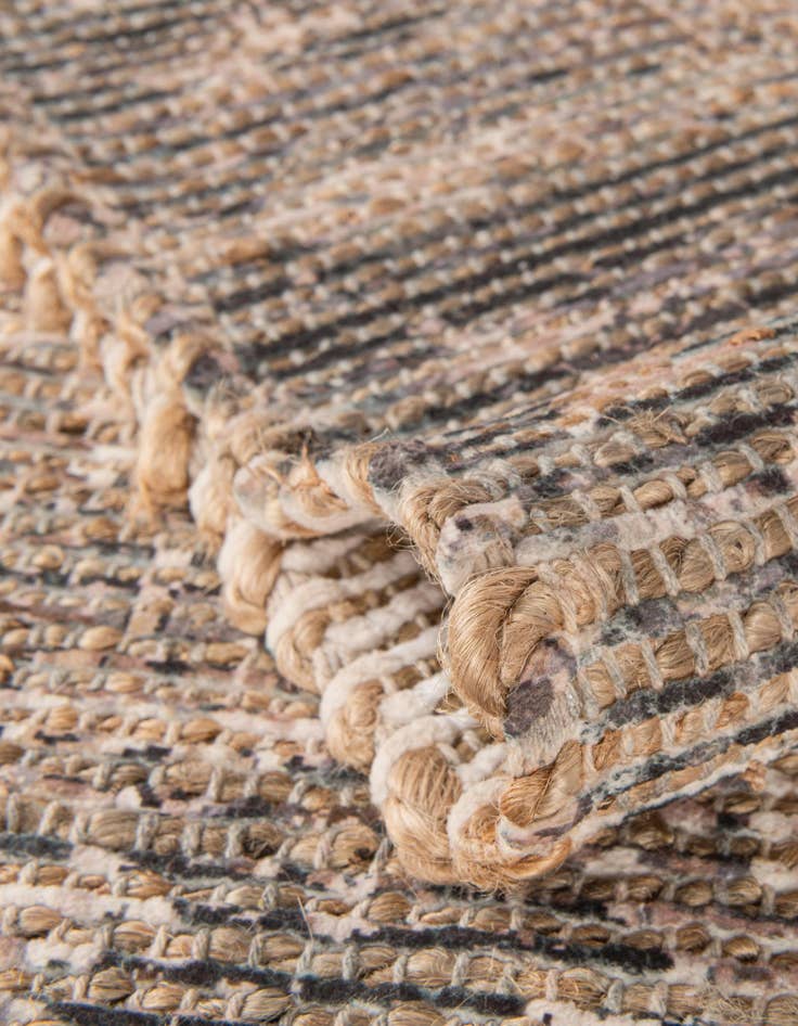 Detail image of 9' x 12' Hand Woven Chenille Jute Rug