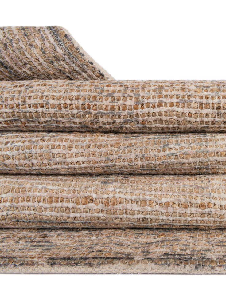 Detail image of 6' 1 x 9' Hand Woven Chenille Jute Rug