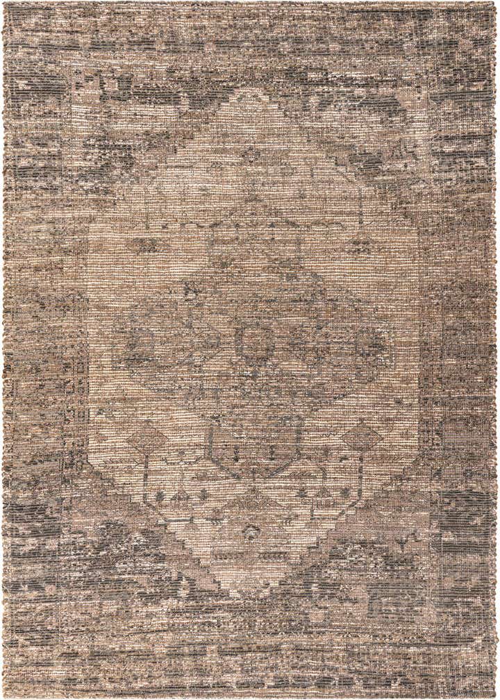 6' 1 x 9' Hand Woven Chenille Jute Rug