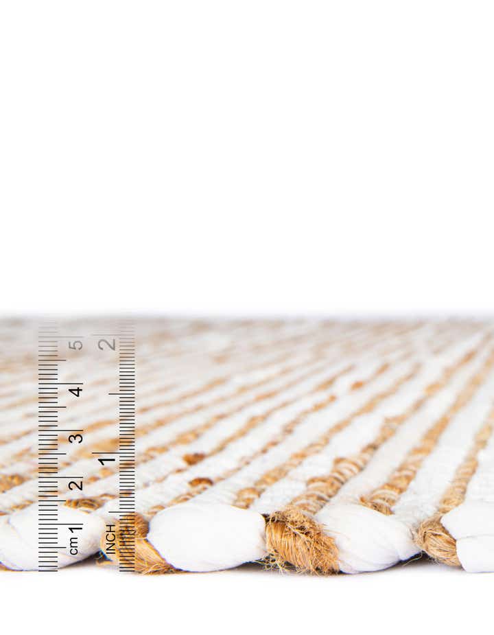 Custom Natural Hand Woven Chindi Jute Rug