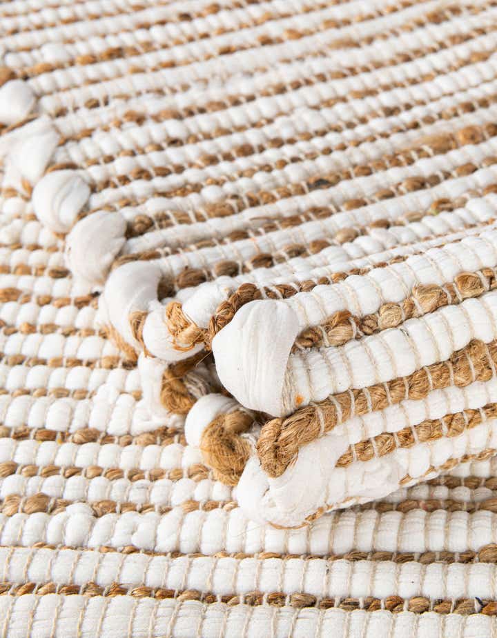 9' x 12' Hand Woven Chindi Jute Rug