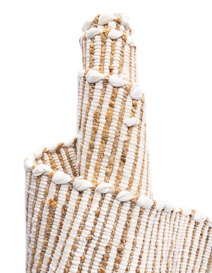 Detail image of Custom Natural Hand Woven Chindi Jute Rug