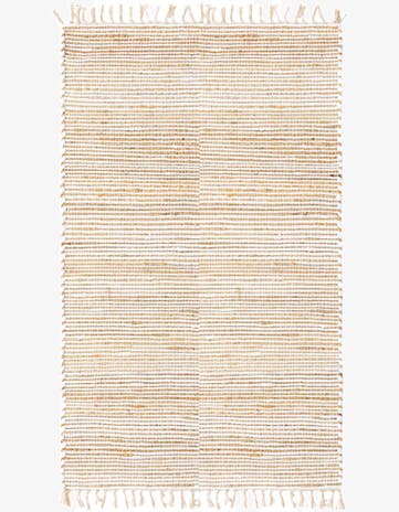 5' 1 x 8' Hand Woven Chindi Jute Rug