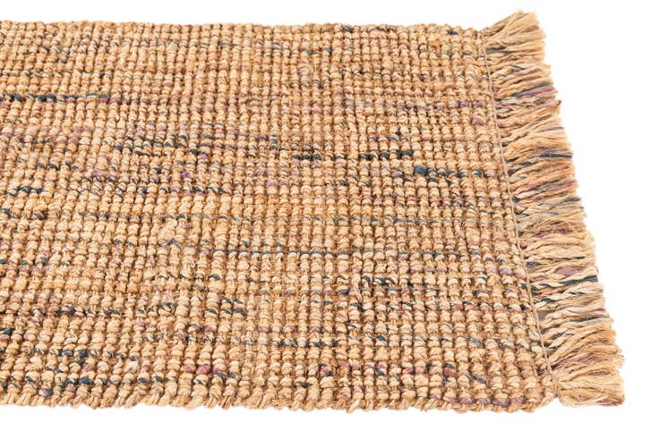 Detail image of 2' 2 x 3' 2 Hand Braided Chunky Jute Rug