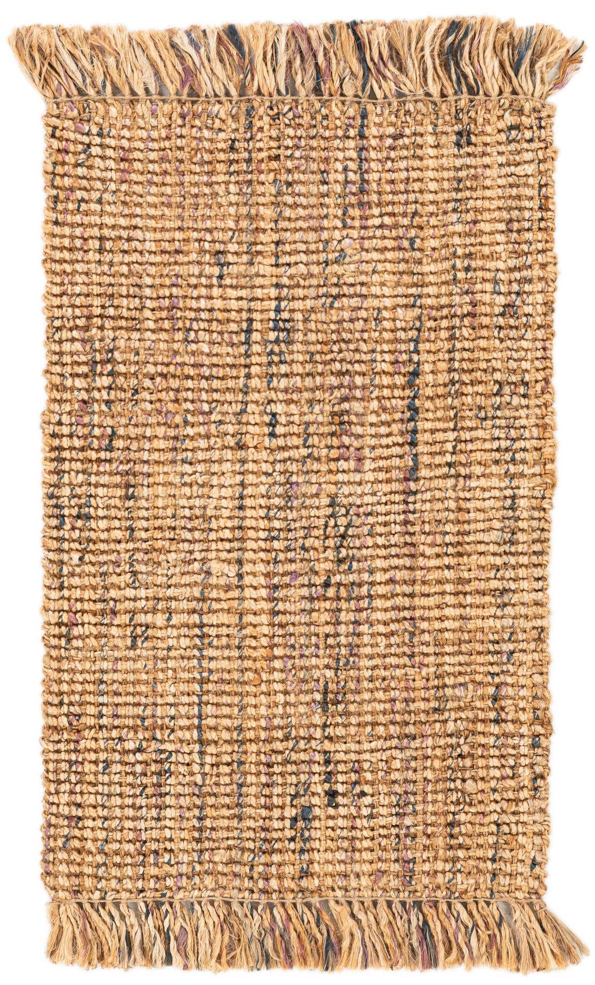 2' 2 x 3' 2 Hand Braided Chunky Jute Rug
