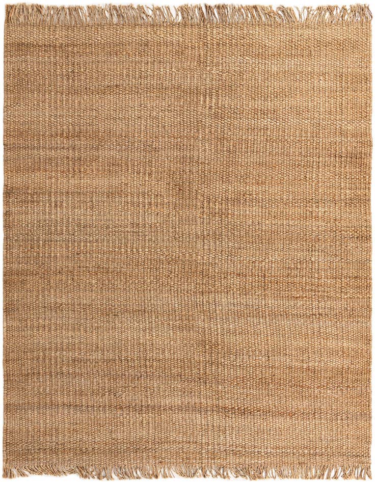 Detail image of 9' x 12' 2 Hand Woven Chunky Jute Rug