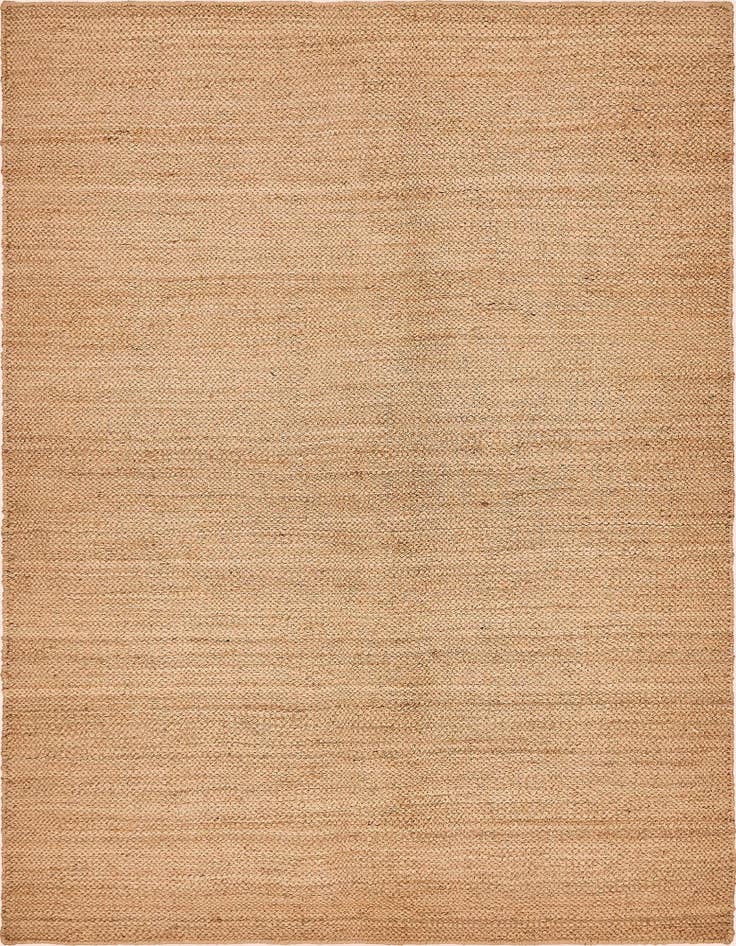 Detail image of 8' x 10' Hand Woven Chunky Jute Rug