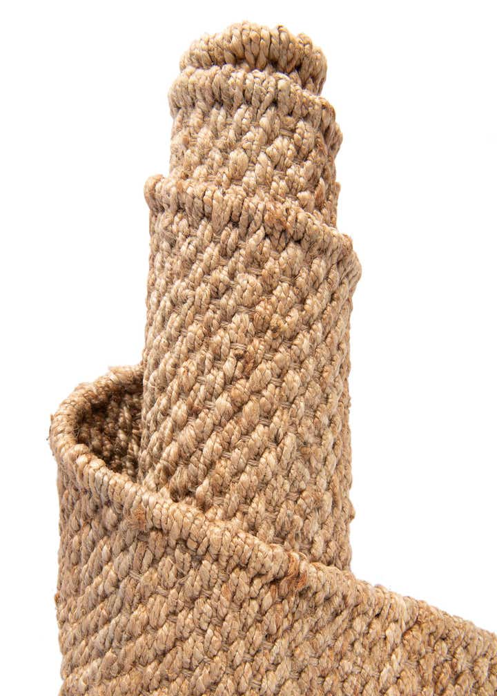 10' x 14' 1 Hand Woven Chunky Jute Rug