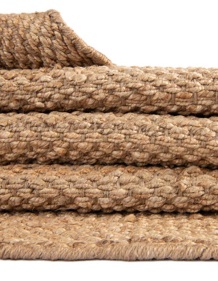 10' x 14' 1 Hand Woven Chunky Jute Rug