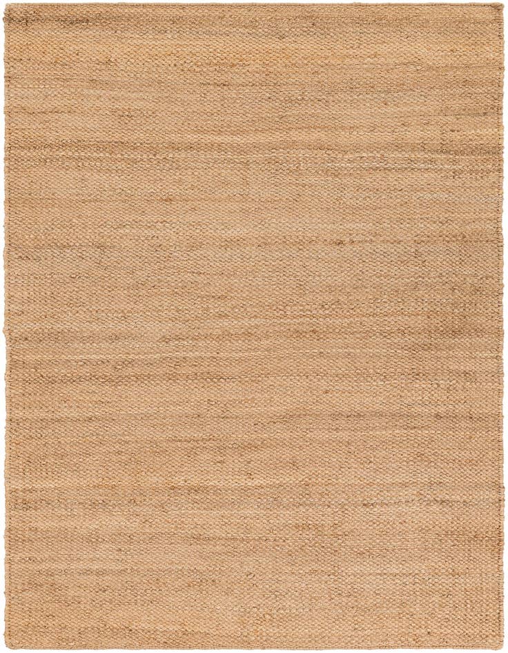 Detail image of 5' 1 x 8' Hand Woven Chunky Jute Rug