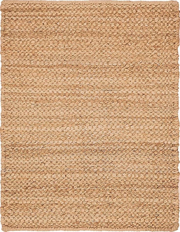 Detail image of 2' x 3' 1 Hand Woven Chunky Jute Rug