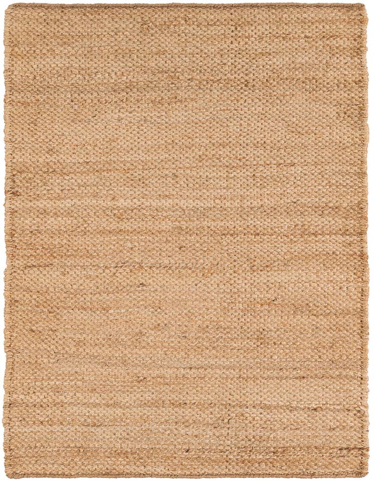 Detail image of 3' 1 x 5' 1 Hand Woven Chunky Jute Rug