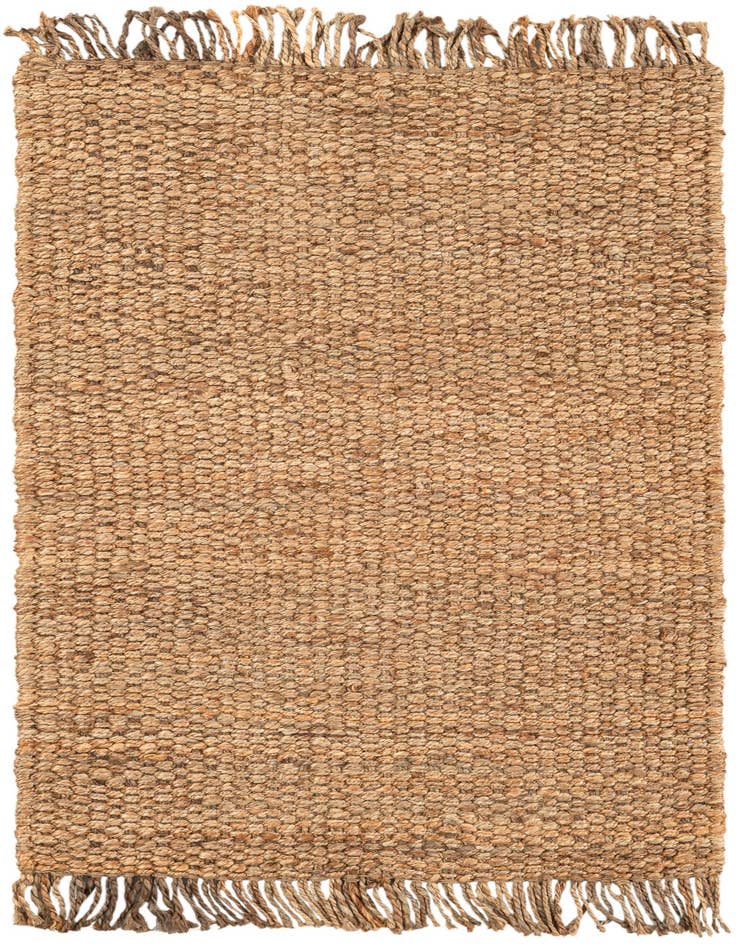 Detail image of 3' 1 x 5' 1 Hand Woven Chunky Jute Rug