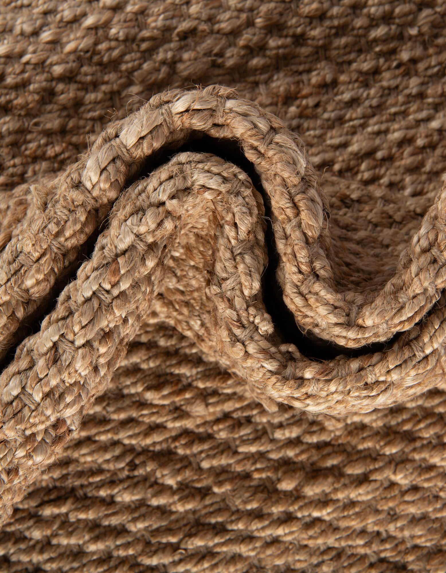 9' x 12' 2 Hand Woven Chunky Jute Rug