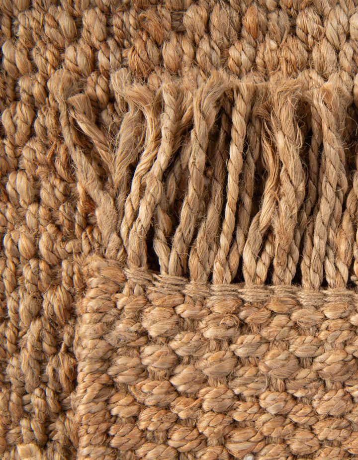 4' 1 x 6' 1 Hand Woven Chunky Jute Rug