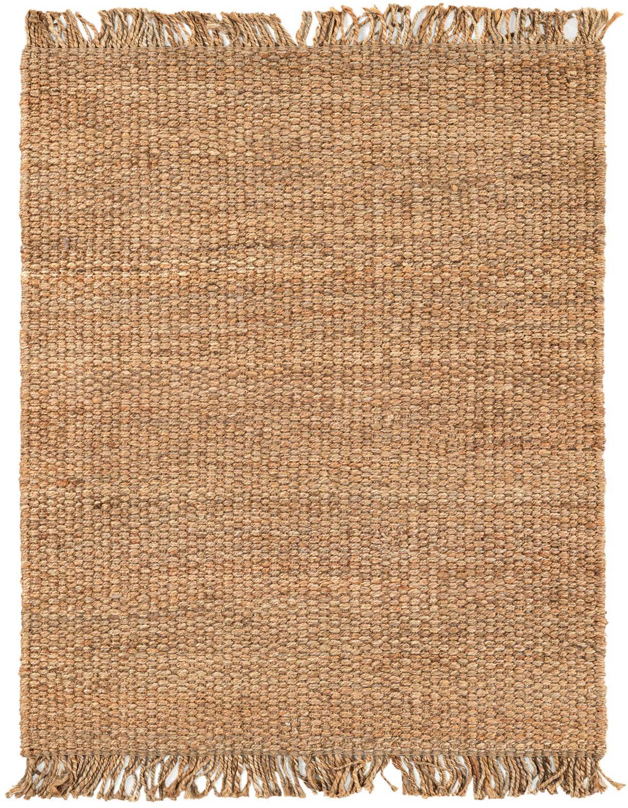 4' 1 x 6' 1 Hand Woven Chunky Jute Rug