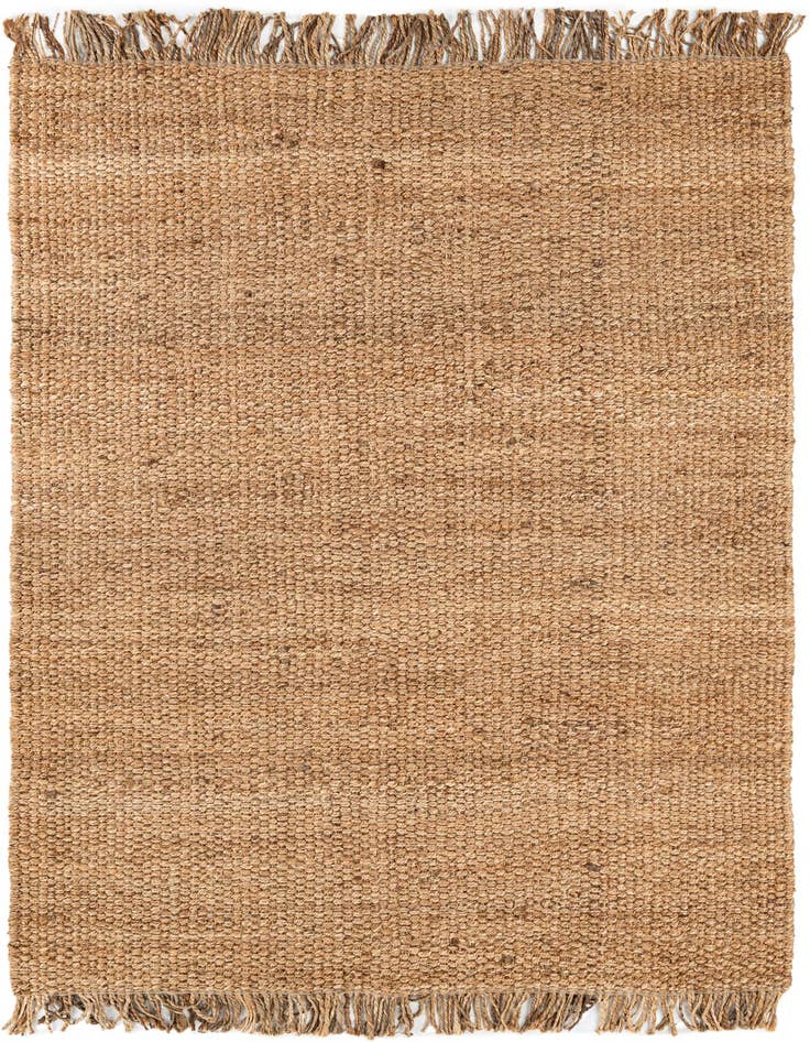 Detail image of 6' 1 x 9' Hand Woven Chunky Jute Rug