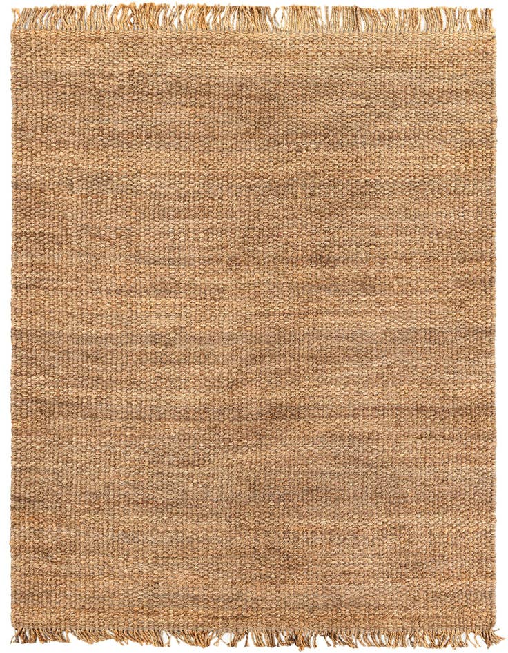 Detail image of 7' 1 x 10' Hand Woven Chunky Jute Rug