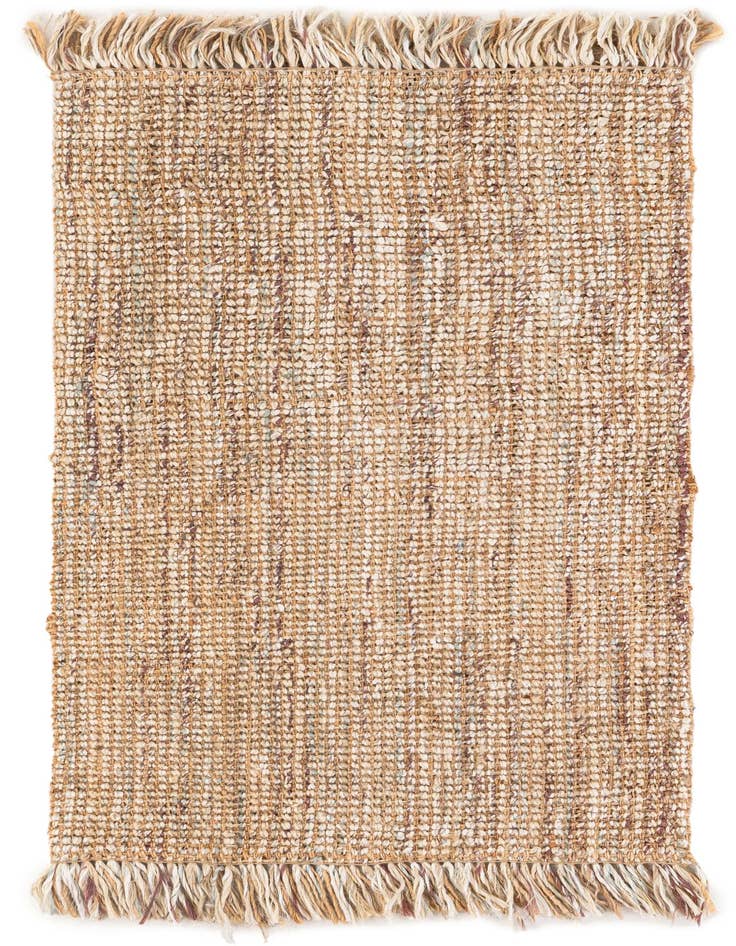 Detail image of 3' 1 x 5' 1 Hand Woven Chunky Jute Rug