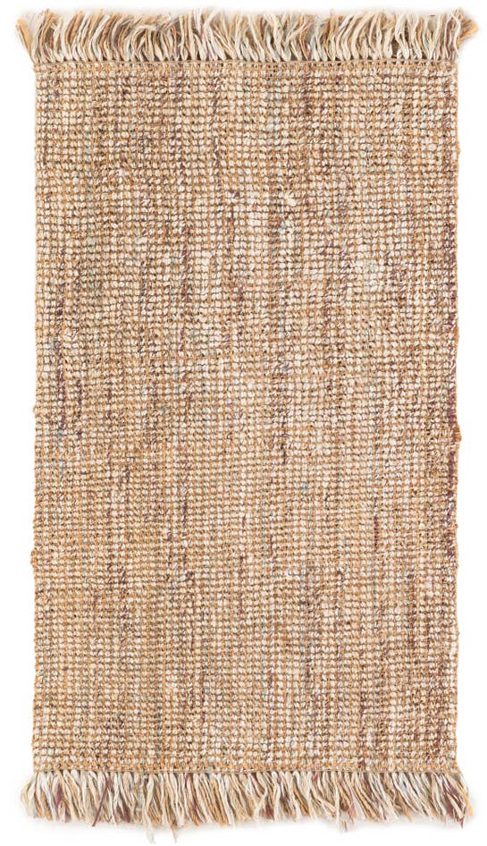 Detail image of 3' 1 x 5' 1 Hand Woven Chunky Jute Rug