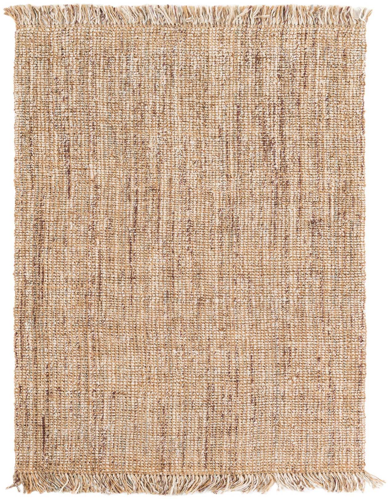5' 1 x 8' Hand Woven Chunky Jute Rug
