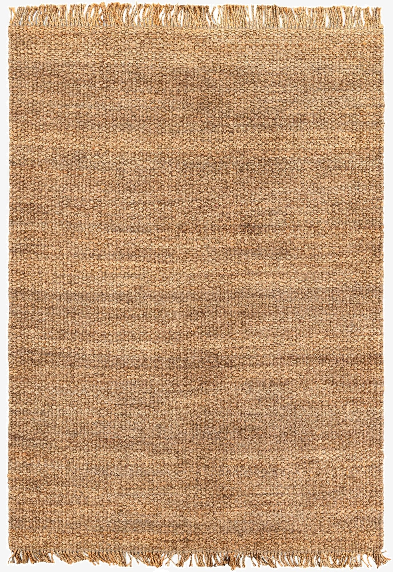 7' 1 x 10'  Hand Woven Chunky Jute Rug
