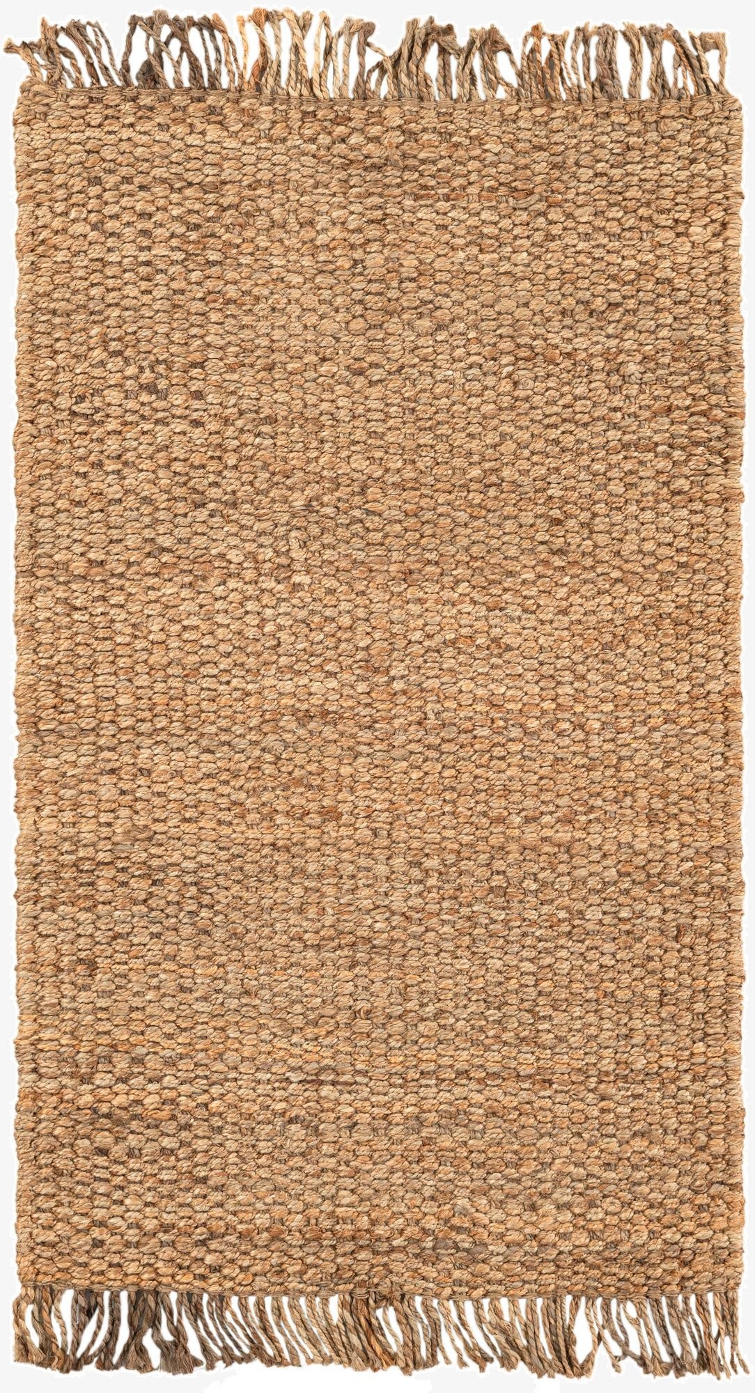 Primary image 3' 1 x 5' 1  Hand Woven Chunky Jute Rug