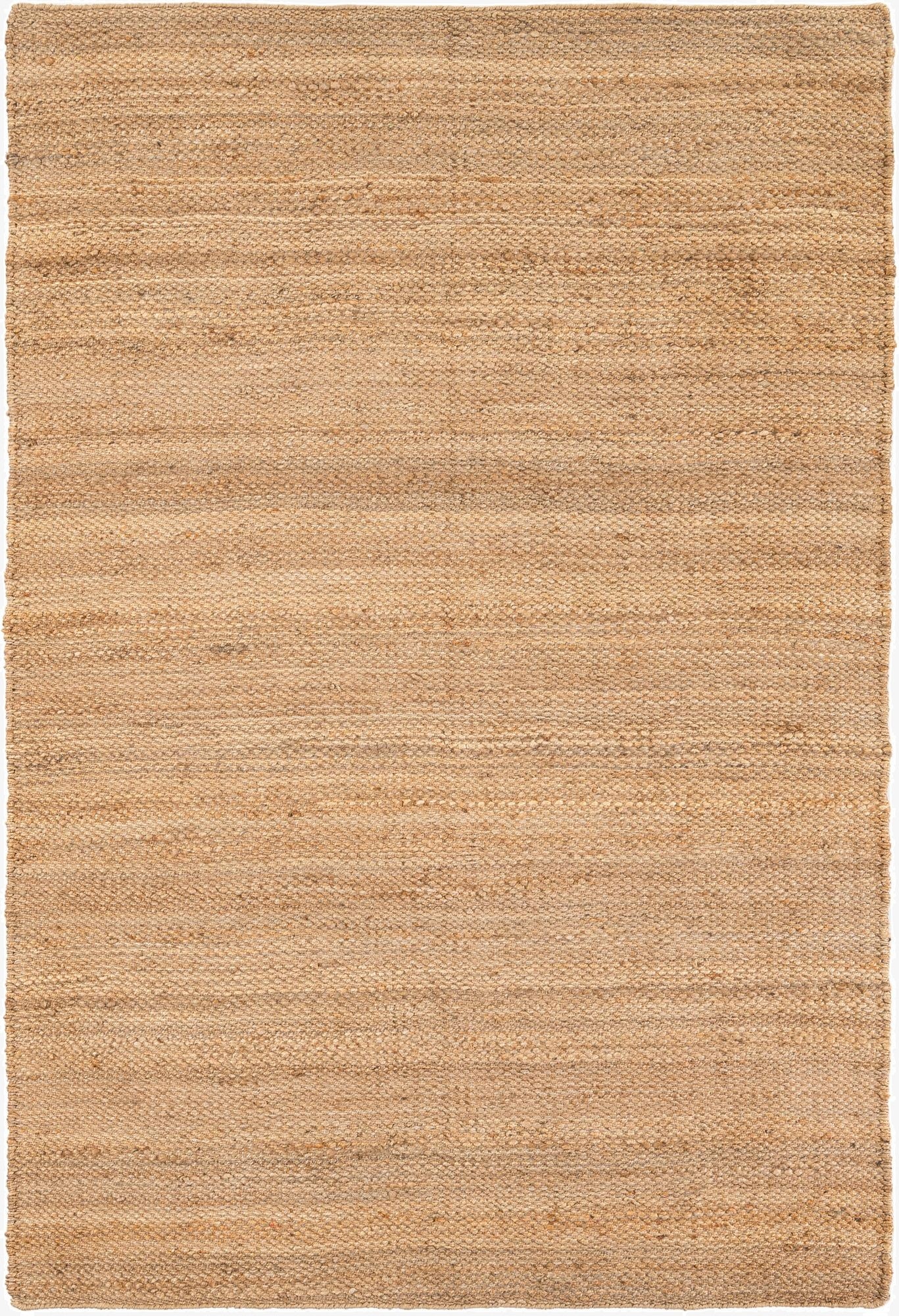 Primary image 6' 1 x 9'  Hand Woven Chunky Jute Rug