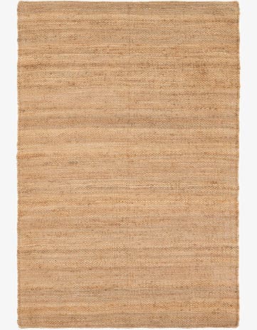 6' 1 x 9' Hand Woven Chunky Jute Rug