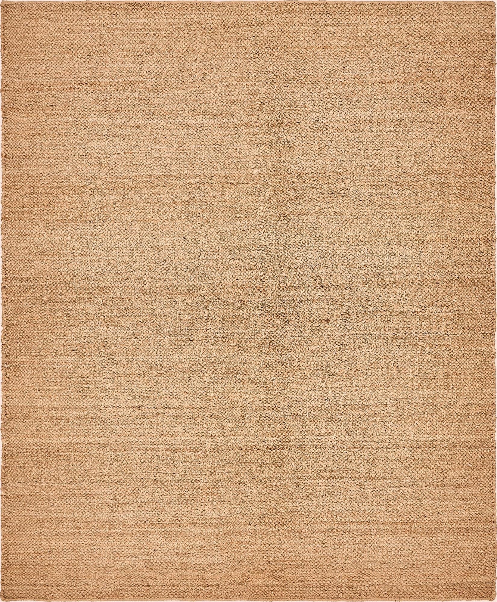 Primary image 8' x 10'  Hand Woven Chunky Jute Rug