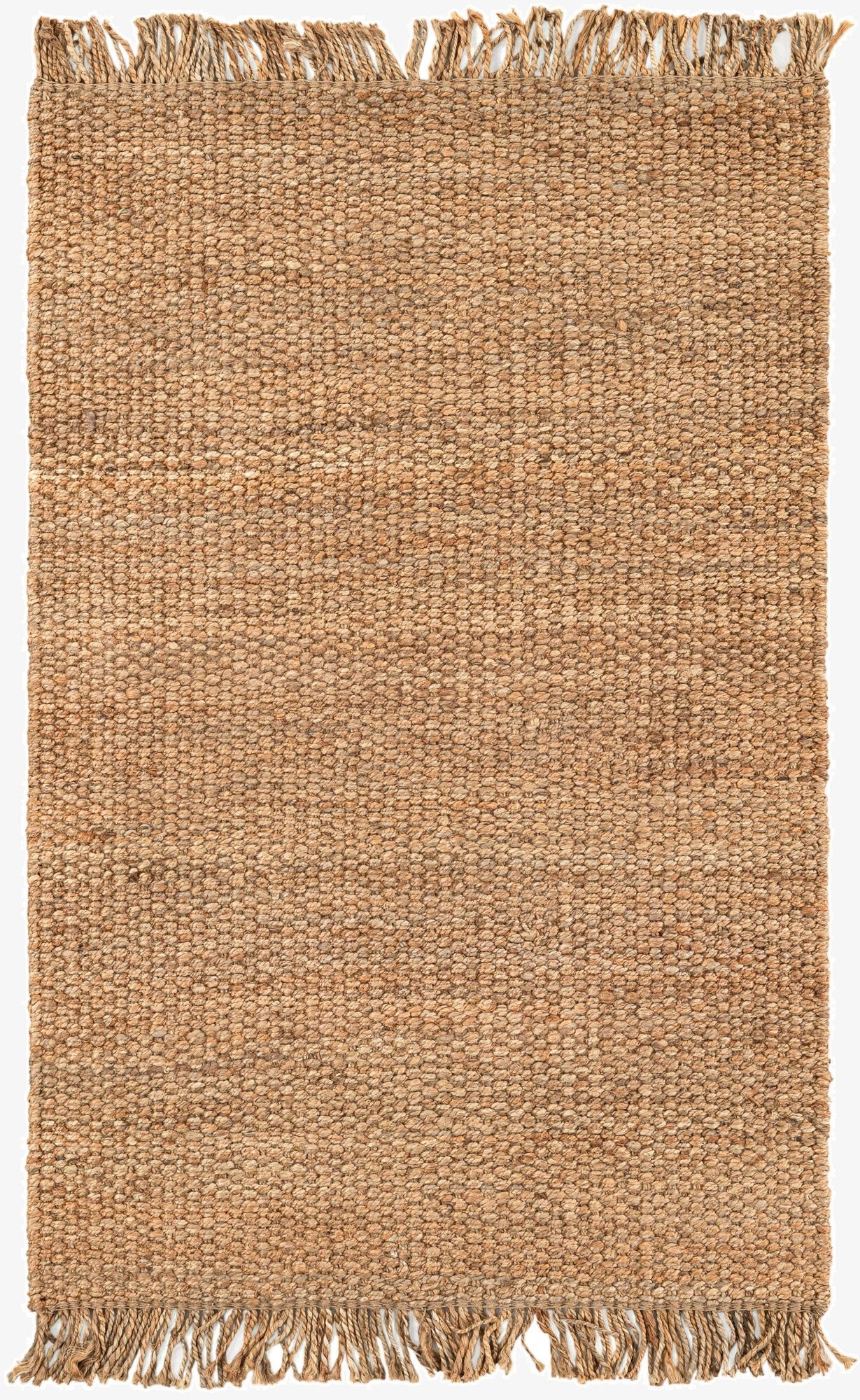 Primary image 4' 1 x 6' 1  Hand Woven Chunky Jute Rug