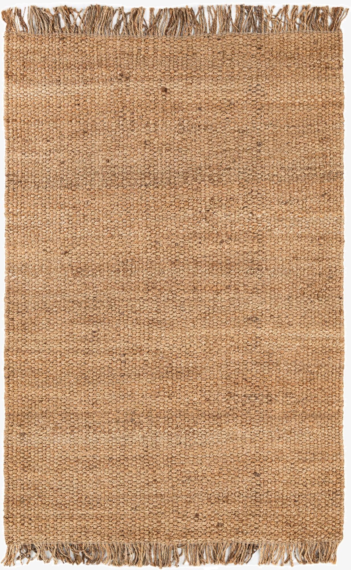 Primary image 6' 1 x 9'  Hand Woven Chunky Jute Rug
