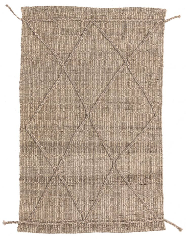 Detail image of 2' 11 x 4' 11 Hand Knotted Darya Wool Rug
