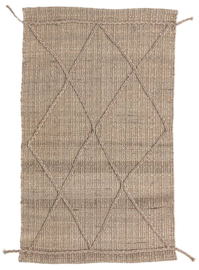 Detail image of 2' 11 x 4' 11 Hand Knotted Darya Wool Rug