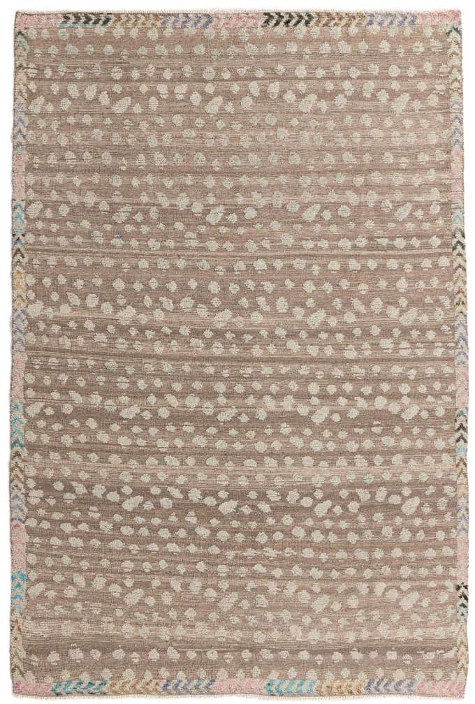 6' 6 x 10' Hand Knotted Darya Wool Rug