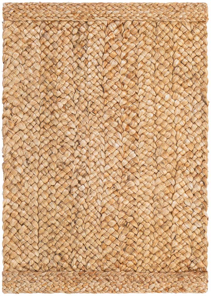 2' x 3' 1 Handmade Heirloom Braided Jute Rug