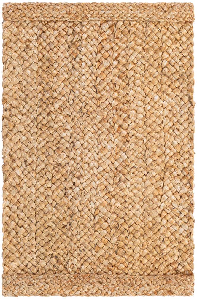 2' x 3' 1 Handmade Heirloom Braided Jute Rug