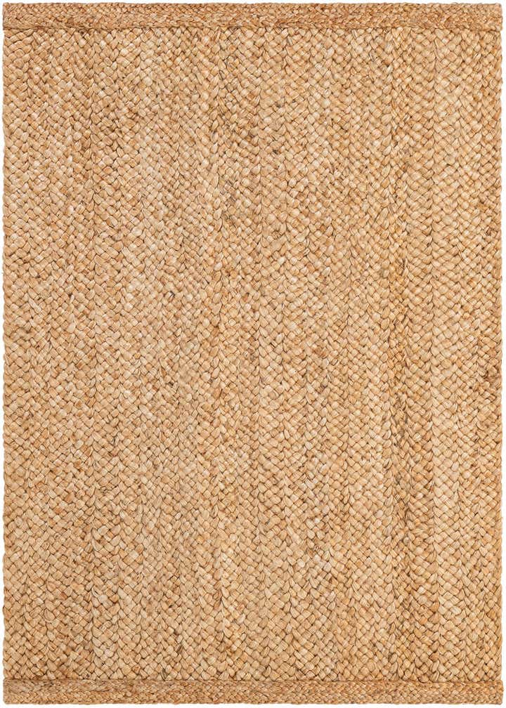 4' 1 x 6' 1 Handmade Heirloom Braided Jute Rug