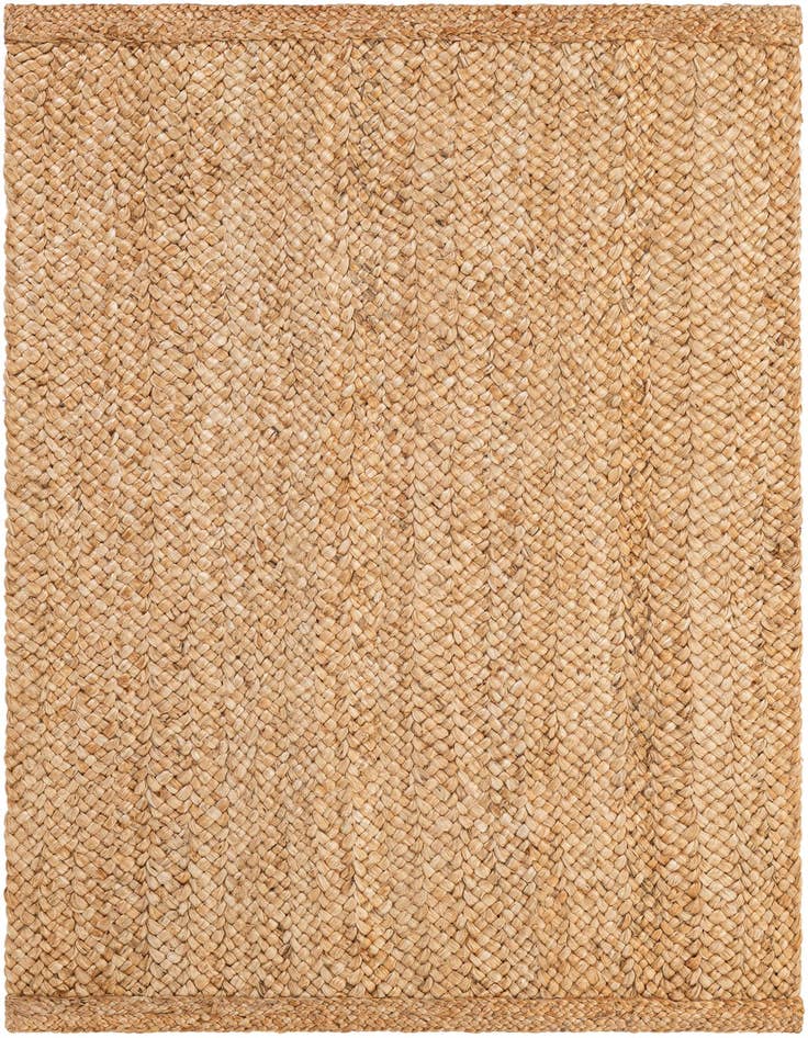 Detail image of 4' 1 x 6' 1  Hand Heirloom Braided Jute Rug