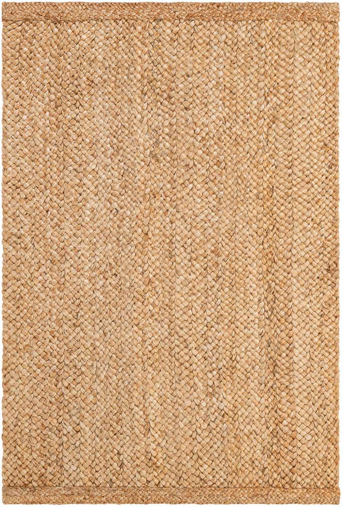 4' 1 x 6' 1 Handmade Heirloom Braided Jute Rug