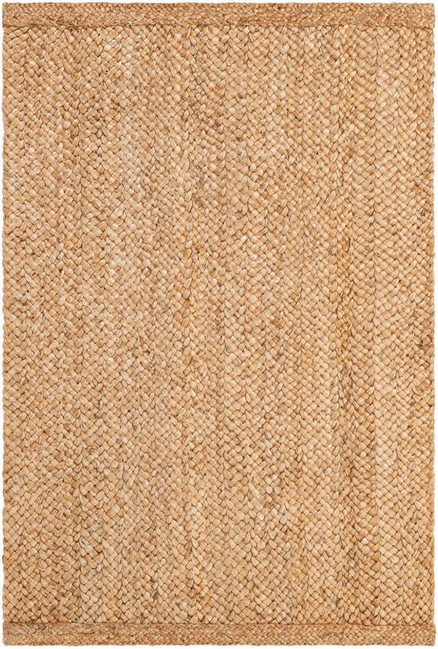 Detail image of 4' 1 x 6' 1 Handmade Heirloom Braided Jute Rug