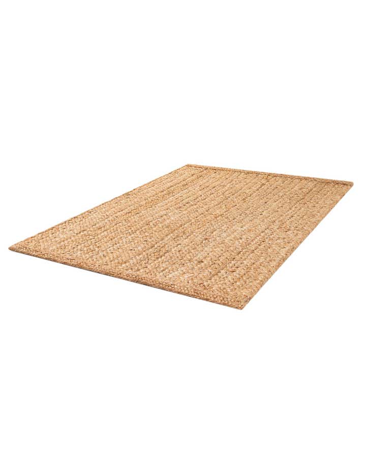 4' 1 x 6' 1 Handmade Heirloom Braided Jute Rug