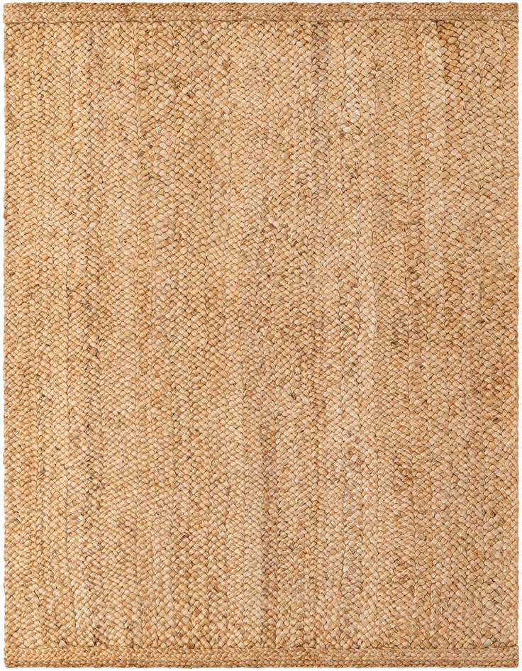 Detail image of 5' 1 x 8'  Hand Heirloom Braided Jute Rug